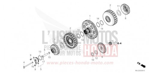CLUTCH (CRF1100D/D2/D4/DL/DL2/DL4) CRF1100D4N de 2022